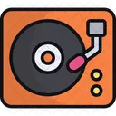 Turntable Music Player Vinyl Player Icon