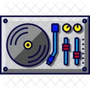 Dj Turntable Music Icon