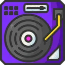 Turntable Edm Music And Multimedia Icon