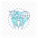 Turquoise concept icon.  Icon