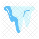 Turquoise winter icicles  Icon