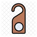 Nichtstoren Turschild Etikett Symbol