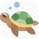 Turtle Marine Wildlife Icon