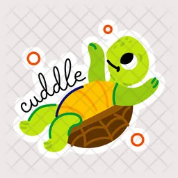 Turtle Cuddle  Icon