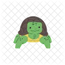 Turtle Character Animal Icon