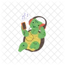 Turtle Character Animal Icon