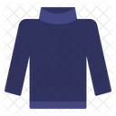 Turtle Neck Sweatshirt Shirt Icon