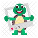 Turtle Cartoon Turtle Stickers Tortoise Cartoon Icon