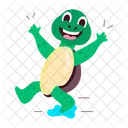 Turtle Cartoon Turtle Stickers Tortoise Cartoon Icon