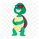 Turtle Cartoon Turtle Stickers Tortoise Cartoon Icon