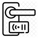 Turzugang Schloss Digital Symbol