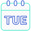 Tuseday Week Day Icon