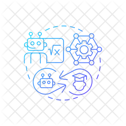 Tutores baseados em IA  Ícone
