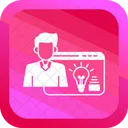 Tutoria Icono De Aprendizaje Permanente Tutor Icon