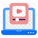 Education Online Video Icon