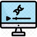 En Linea Aprendizaje E Learning Icono
