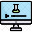 En Linea Aprendizaje E Learning Icono