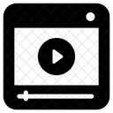 Player De Video Streaming De Video Video On Line Icon