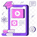 Tutoriel Video Cours En Ligne Cours Video Icône
