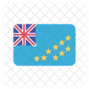 Tuvalu Flag Country Icon