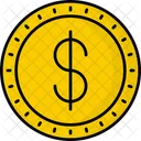 Tuvalu Dollar Coin Money Icon