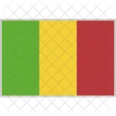 Mali Bandera Pais Icono