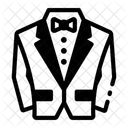 Tuxedo Suit Apparel Dress Icon