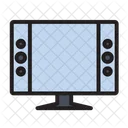 Electronic Lcd Monitor Icon