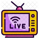 Live Tv Tv Screen Icon
