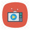 Tv Video Screen Icon