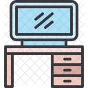 Tv Table Monitor Icon