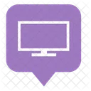 Tv Screen Location Icon