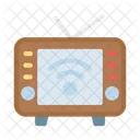 Tv Retro Wifi Icon