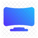 Tv Monitor Curved Icon
