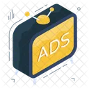 Tv Ad Television Ad Tv Advertisement Icon