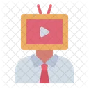 Tv Addiction Binge Screen Icon