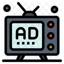 Tv Advertising  Icon