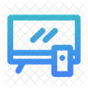 Tv And Remote Entertainment Tv Icon