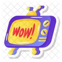 Tv-aufkleber  Symbol