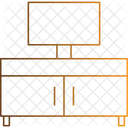 テレビ台、テレビキャビネット、インテリア アイコン