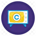 Tv Broadcast Copyright  Icon