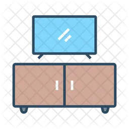 Tv Cabinet  Icon