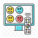 TV channel rating survey  Icône