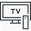 Televisão de ecrã plano  Ícone