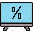 Tv Discount Screen Icon