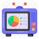 Broadcasting Tv Infographics Television Icon