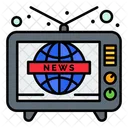 Tv News Global News International News Icon