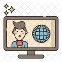 Tv News Online News News Icon