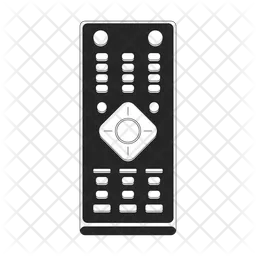 TV remote control buttons  Icon