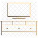 Tv Sideboard Console Control Icon